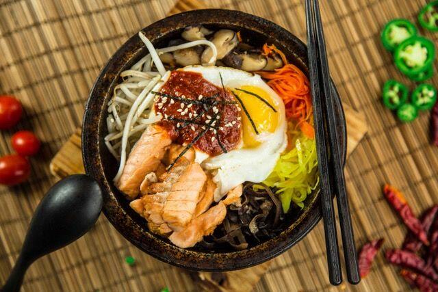 Salmon Stone Rice