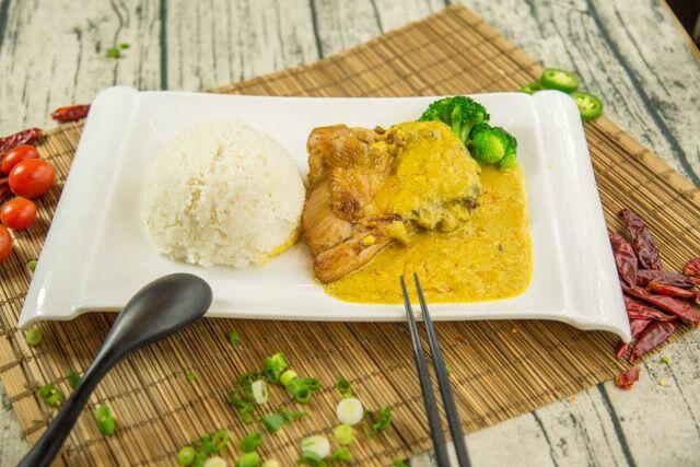 Curry Chicken Steak Rice